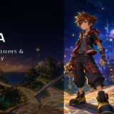 Sora from Kingdom Hearts across KH1, KH2, and KH3