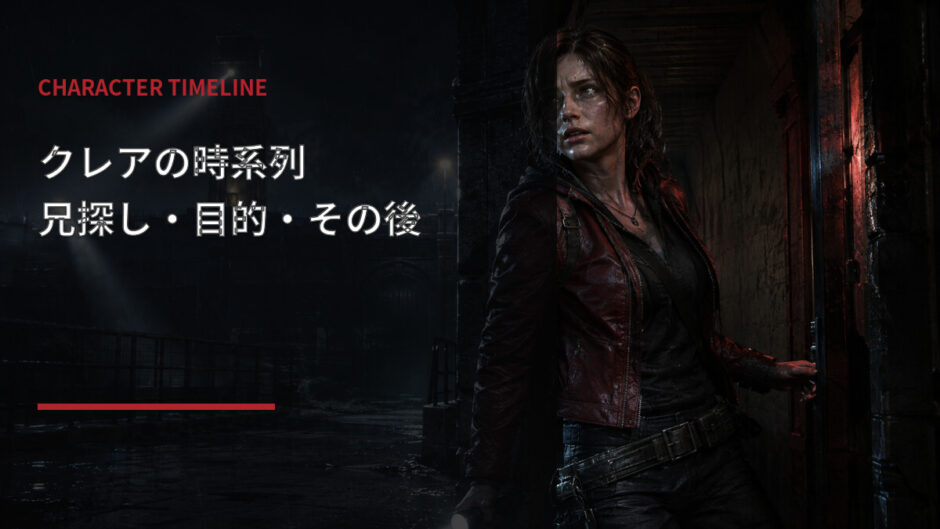 クレアの登場作品別時系列と兄探し後の目的を解説するアイキャッチ