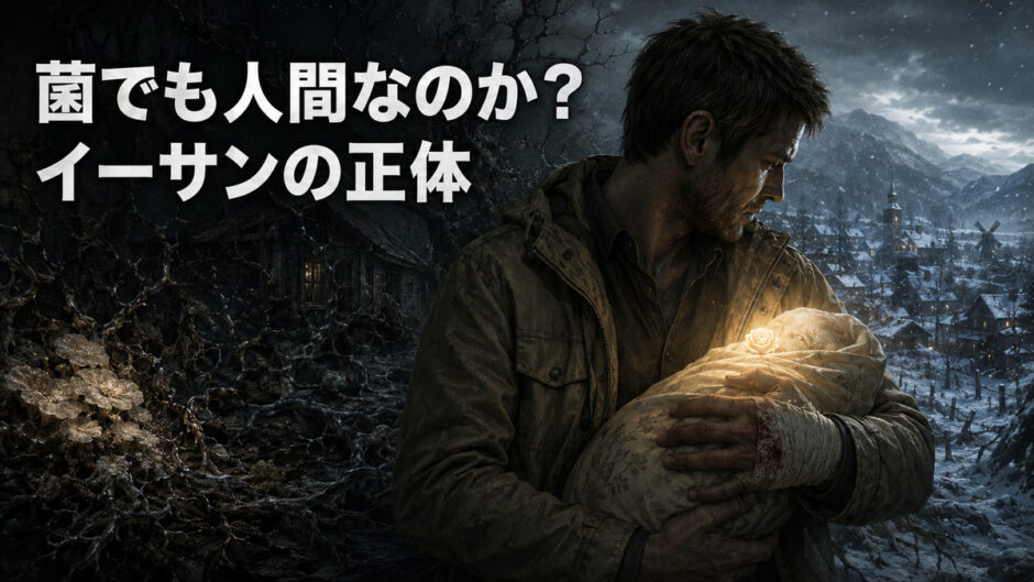 特異菌の身体になったイーサンが人間と言えるかを読み解くアイキャッチ