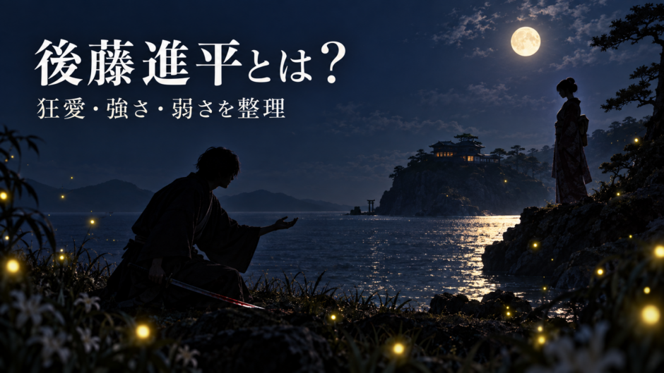 『ホタルの嫁入り』後藤進平の狂愛・強さ・弱さを表現したアイキャッチ