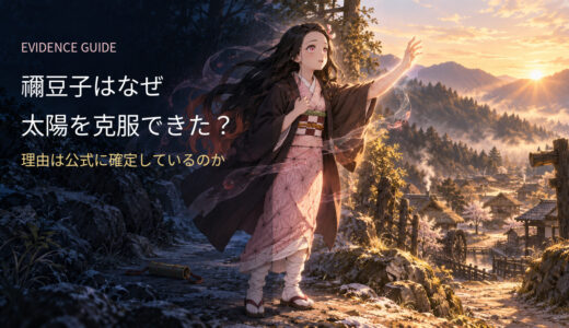 【鬼滅の刃】禰豆子はなぜ太陽を克服できた？理由は公式に確定しているのか