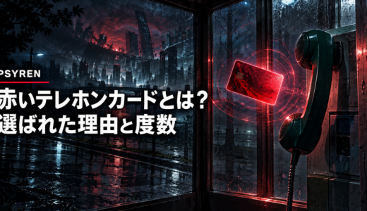 【PSYREN】赤いテレホンカードとは？選ばれた理由と度数の仕組み